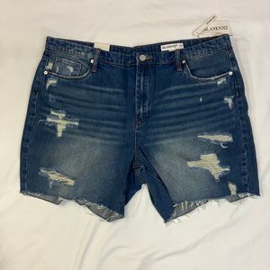 Blank NYC Distressed Denim Shorts 20W